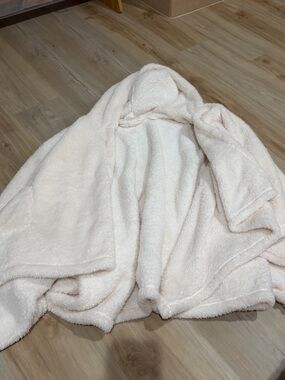 Cozy Plush Hooded Poncho and Pants -